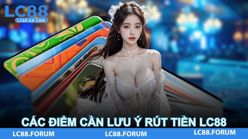 Các điểm cần lưu ý rút tiền LC88